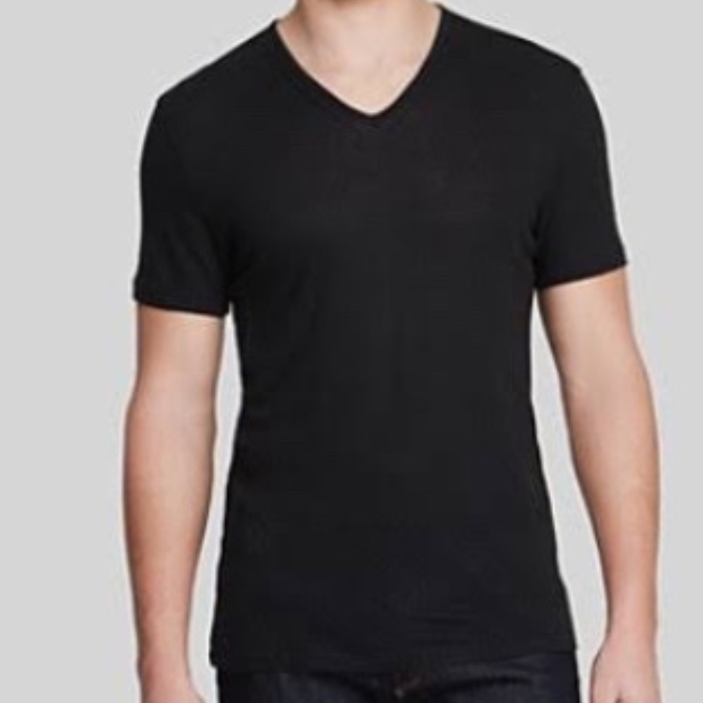 John Varvatos Men's Regular Fit V-neck T-Shirt